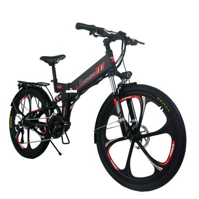 China Aluminum Alloy EU In Stock Dropshipping 20 Speed ​​Electric Moped Motor 10.4ah Battery 7 Inch Wheel Folding Bicycle 350W 48V Electric Bike for sale