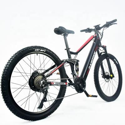 China Aluminum Alloy Mountain Electric Bicycle 350W Brushless Motor 27.5 Inch Alloy 48V 10.4ah E Bike for sale