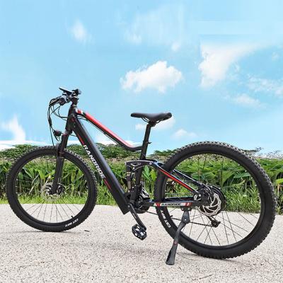 China 2021 Best Delivery Aluminum Alloy Cargo Electric Bicycle SHIMANO Disc Brake E Bike 48V500W Full Suspension Electric Mountainbike for sale