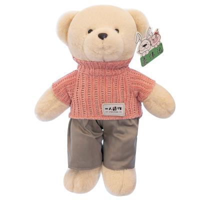 China Amazon Wholesale Custom Hot Selling Toy Teddy Bear Plush Toy Cute Sweater Rabbit Plush Toy Give Christmas Gifts To Children for sale