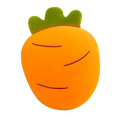 China Wholesale Customization Cute Hot Selling Toy Fruit Carrot Pillow Amazon Shell/Cartoon Plush Cartoon Tile Plush Toy for sale