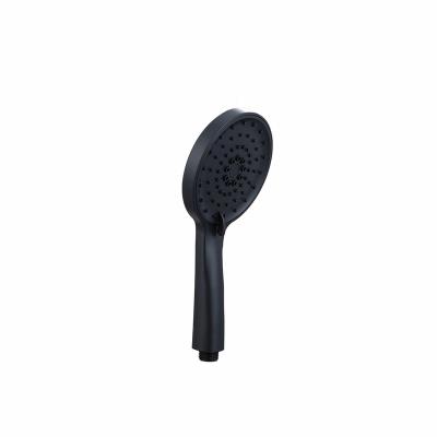 China Modern Custom Made Black Varnish Water Saving ABS Hand Baking Shower Head for sale