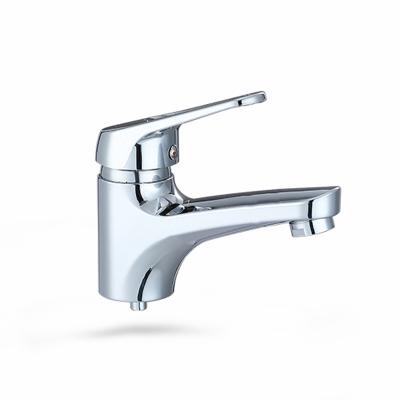 China Durable Metered Faucets China Single Handle Deck Mounted Wash Basin Mixer Taps for sale