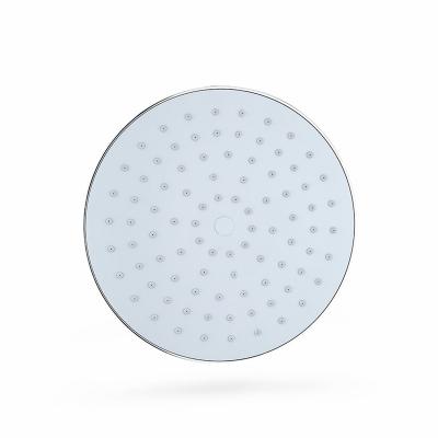 China Without Turnout Eco-Friendly 6 Inch Round White Sliver Color Bathroom Shower Head for sale