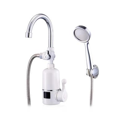 China Instant Electric Faucets Bathtub Shower Water Heater Faucet With LED Display for sale