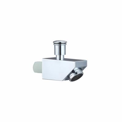 China With diverter bathroom fittings Chrome plated ABS material water outlet bathtub spout with diverter for sale