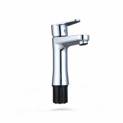 China Metered Faucets Hot Sale Cold Water Deck Mounted Single Hole Handle ABS Single Tap Faucet Basin for sale