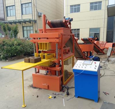 China Building Material Shops Cheapest Hot Selling Hydraulic Clay Interlock Block Brick Making Machine In America for sale