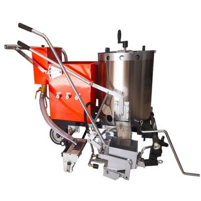 China Hot Sales Stainless Steel Push Hand Thermoplastic Road Marking Machine For Construction Works Machine for sale