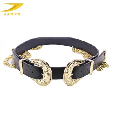 China Vintage OEM Design Funky Vintage Professional Custom Personalized Leather Belt For Women for sale