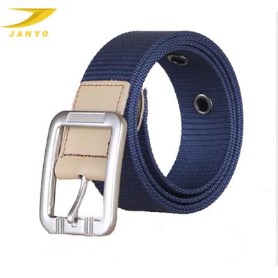 China Canvas the most popular customized logo canvas man belt for sale