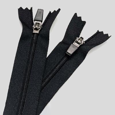 China Factory Free Sample Diy Custom Tailor Long Chain Black Nylon Sewing Garments Pants Customized Zipper for sale