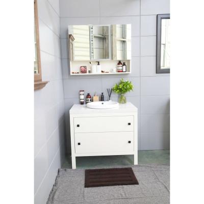 China Factory Price Modern Wholesale White Furniture Bathroom Vanity for sale