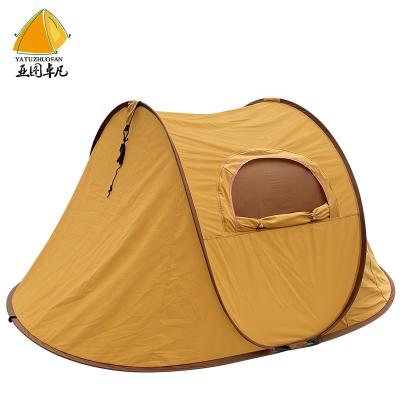 China Camouflage Game Pop Camping Tent 3-4 Person Outdoor Waterproof Canvas Tent / Field Tent for sale