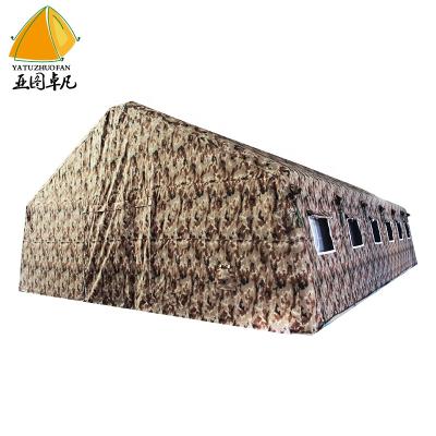 China Wholesale High Quality Water Proof Desert Tent Military Outdoor Canvas Tent Inflatable Camouflage Tent for sale