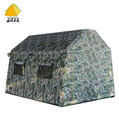 China Strong Quick Installed Air Sealed Inflatable Camouflage Military 5 Shelter + Strong, Waterproof And Easy To Install Person Tent Yatuzhuofan for sale