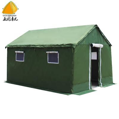 China Wholesale waterproof military steel frame outdoor military green canvas tents campaign 3x3 military canvas tent for sale