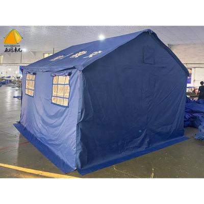 China China Tent Wall Tent UV Resistant Military Canvas Outside Tents To Live In With Stove Chimney Opening for sale