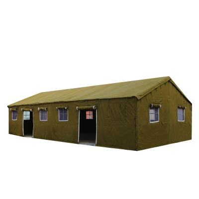 China UV Resistant Heavy Duty Canvas Army Tent Toughest Weather Conditions Military Tent for sale