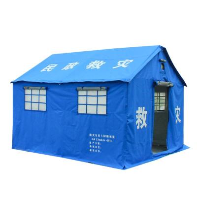 China UV Resistant Durable Weather Conditions Toughest Disaster Relief Tent With Frame for sale