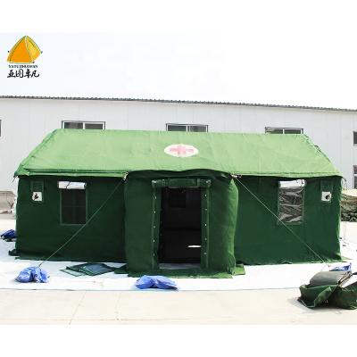 China Tube type tent stake kompor pipe kompor ultralarge tent canvas tent Tunisia wish tent Argentina army green winter hanging tent with stove for sale