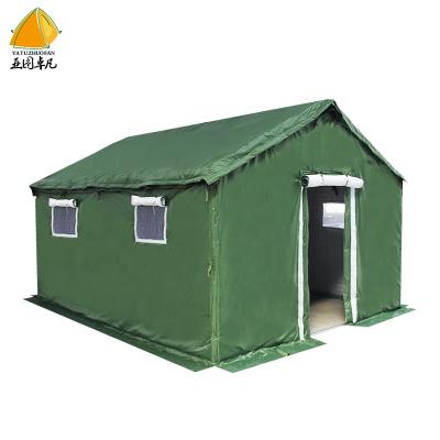 China Diamond Ground Nail hexagonal tenda modular tent military one frame army tents military army emergency camping heavy duty tent for sale