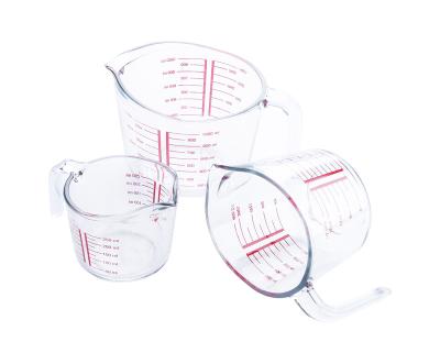 China Viable High Quality Clear Tempered Glass Measuring Cup for sale