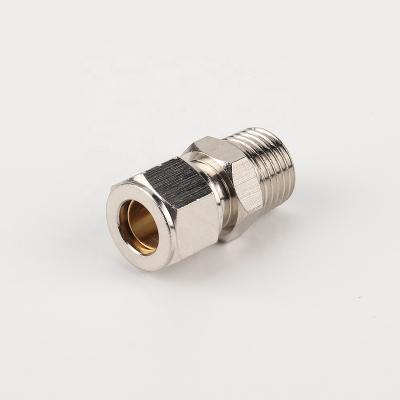 China Other PC Pipe Fit Tube Fitting Pneumatic Air Metal Bit Brass Fitting Type Fitting for sale