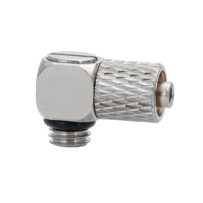 China Building Material Shops Mini Small Hose PL Micro Elbow Thread Joint Pneumatic Brass Compression Air Fitting O Ring for sale