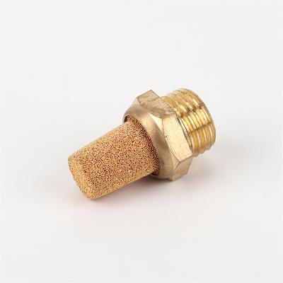 China Material of Construction Shop Pneumatic Muffler Exhaust Muffler With Valve Pneumatic Brass Exhaust Muffler Muffler Fitting Pneumatic Accessories for sale