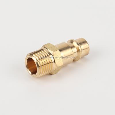 China Other Straight Male Threaded Quick Connect Pneumatic Air Duct Fittings Stainless Steel Push Lock Fittings Push In Fittings 1/4,3/8 for sale