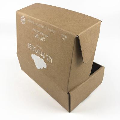 China Materials China Suppliers Wholesale Customized Folding Kraft Paper Wholesale Recycled Luxury Brown Box Clothing for sale