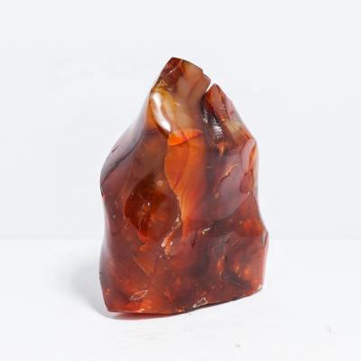 China Healing Europe Crystals Stones Carnelian Flames Reiki Stone Crafts For Meditation for sale