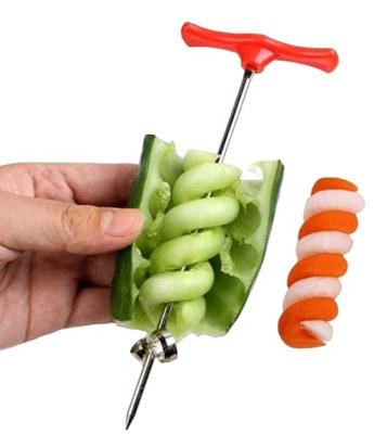 China Viable Stainless Steel Fruits And Vegetables Twist Shredder Juicer Reamers Spiral Twist Knife for sale