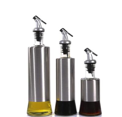 China Freshness Preservation Factory Direct Olive Oil Dispenser Bottle 500ml Glass Bottles Dispenser for sale