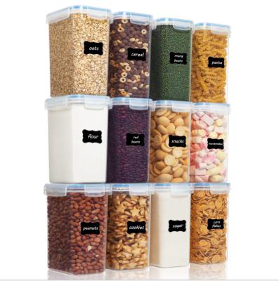 China Sustainable Cereal And Dry Food Storage Containers BPA-FREE Cereal Dispenser Container for sale