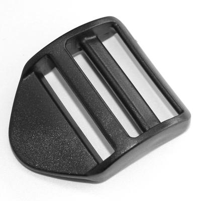 China Black Plastic 20mm 25mm 32mm Ladder Lock Slider Plastic Release 38mm Buckles For Backpack Straps Strap for sale