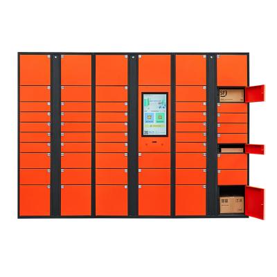 Cina Cold Rolled Steel Accept Customized Smart Parcel Locker Smart Parcel Locker In Multi Language in vendita