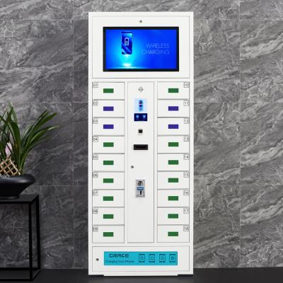 中国 Mobile Phone WLAN Locker 18 Door Charging Station With Credit Card Payment 販売のため