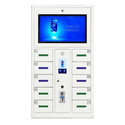 China Metal Cell Phone Accepted Custom Phone Locker Charging Station For Public Places for sale