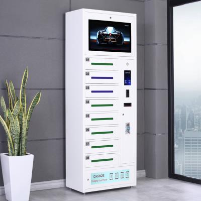 China Cell Phone 8 Bars Charging Lockers For Laptops Fingerprint Phone Charging Locker zu verkaufen