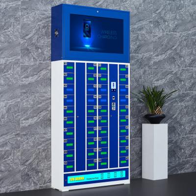 Cina Cell Phone Blue 40 Bays Charging Station Locker in vendita