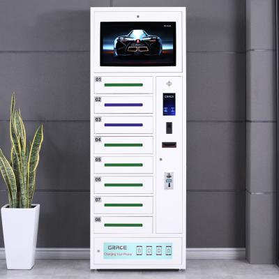 China Mobile Phone Advertising Mobile Phone Charging Locker For Iphone And Type C Android Mobile Phone à venda