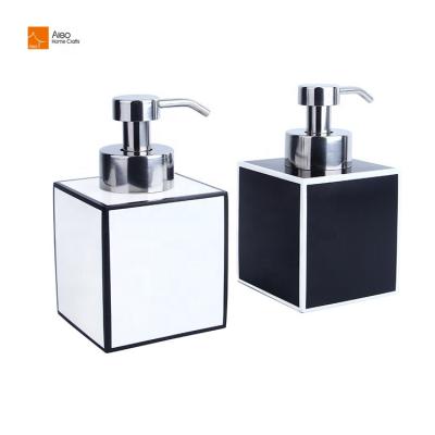 China Wholesale Custom Foam Soap Dispenser Hotel Supplies Bathroom Resin Liquid Foam Soap Dispenser Factory for sale