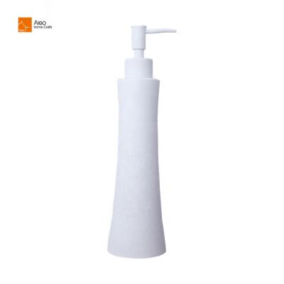 China White Refillable Foam Soap Dispenser Hotel Hand Wash Liquid Soap Container Stand Up Fancy Soap and Shampoo Dispenser for sale