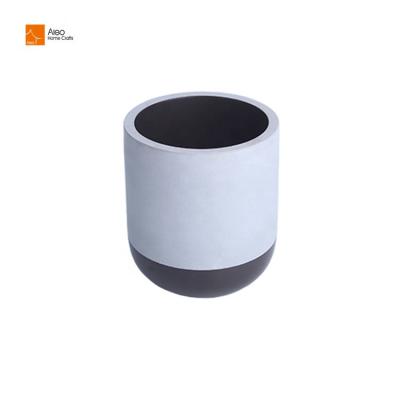 China Home Decor Printing Round Shape Home Tealight Candle Holders Modern Concretedesigner Candle Jars for sale