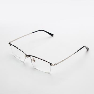 China Fashion High End Manufacturer Eyewear Frames Modern Titanium Frame Optical Spectacles Glasses for sale