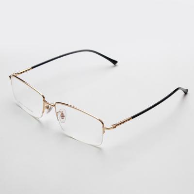 China Modern Lightweight Glasses Gold Glass Optical Frames Spectacle In Stock Ready Goods for sale