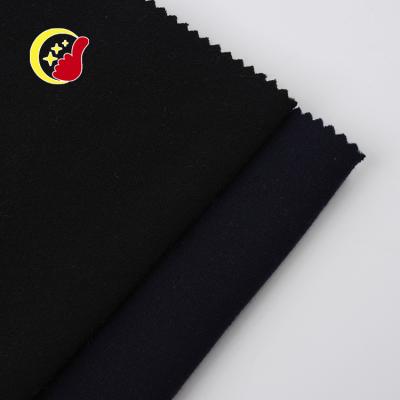 China Antistatic Wholesale Solid Knitted One Side Brushed Spun Poly Polyester 100 Fleece Fabric On Rolls For Garments for sale