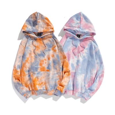 China Wholesale Printed Oversized Hoodies Sweatshirts Unisex Men Unisex Tie Dye Anti-Wrinkle Hoodies Pullover for sale